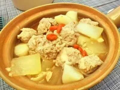 冬瓜入り山芋煮ボールのレシピ