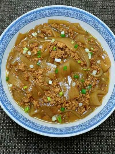 ひき肉ライスヌードルのレシピ