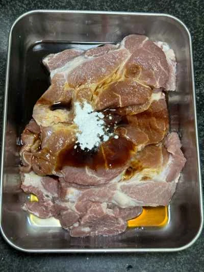 照り焼きポークカツのレシピ手順：3