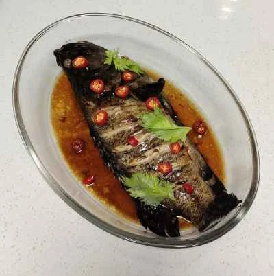 蒸しハタのレシピ