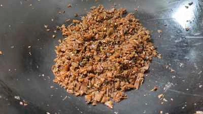 豚バラ肉の煮込みとカラシナのピクルスの作り方：11