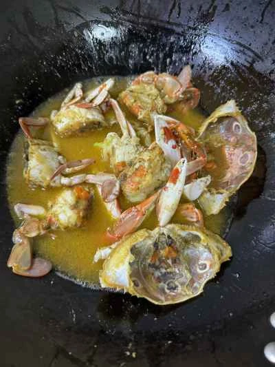 わさびバターカニの作り方：13