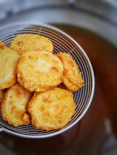 揚げレンコンケーキの作り方：10