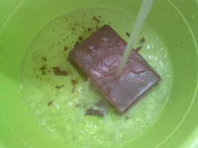 鴨の血とネギ、こんにゃくの炒め物の作り方：4