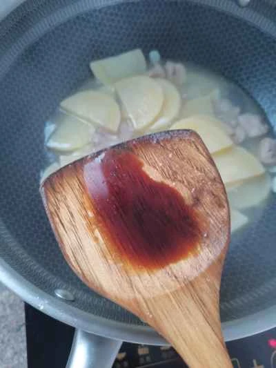 肉入りジャガイモ炒めの作り方:6