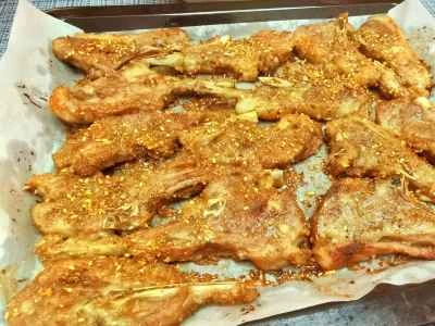 ガーリックローストポークリブのレシピ