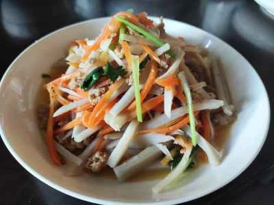 ひき肉入りレンコン炒めの作り方:7