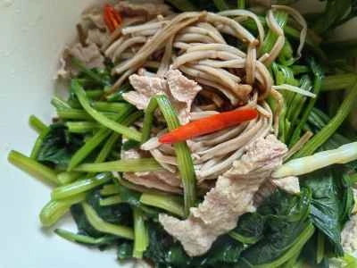 野菜入り肉スライスの作り方：12