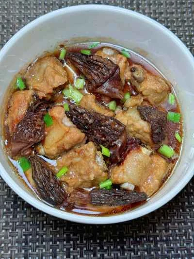 モレル茸入り蒸し豚スペアリブ レシピ手順：10