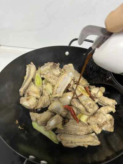 陝西省官中風煮込み豚スペアリブの作り方：7