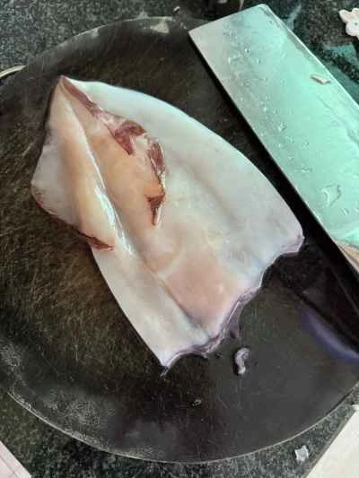 海藻とイカのケーキの作り方：2