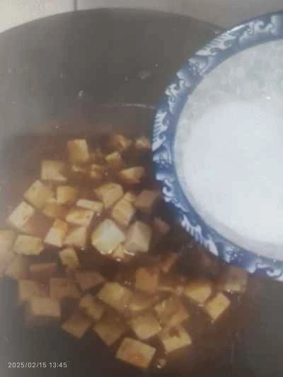 麻婆豆腐のレシピ手順：9