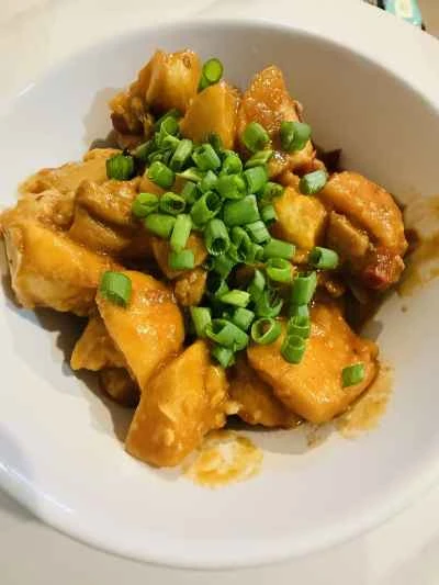 タロイモと鶏肉のレシピ