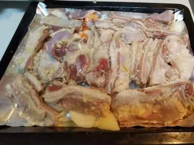 ネギ風味のローストラムチョップの作り方：13