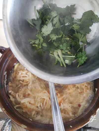 千切り大根入り鴨肉の煮込みの作り方：7