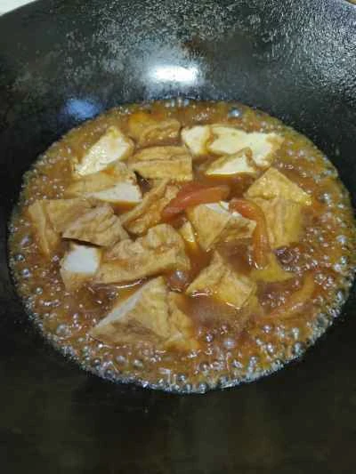 トマト煮豆腐の作り方：13