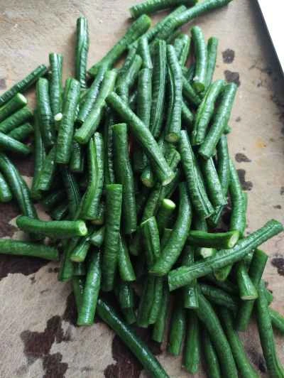 豚肉とインゲンの炒め物の作り方:1