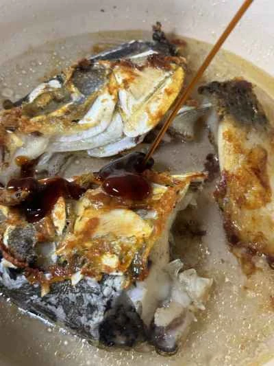 アサリ入り魚の頭煮込みの作り方：7