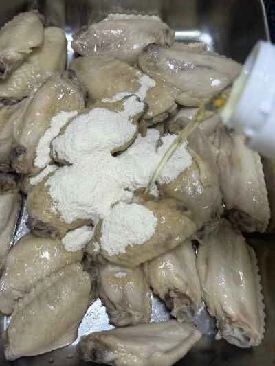 塩焼きチキンウィングのレシピ手順：3