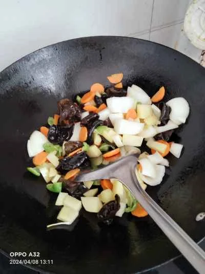 彩り野菜炒めの作り方：4