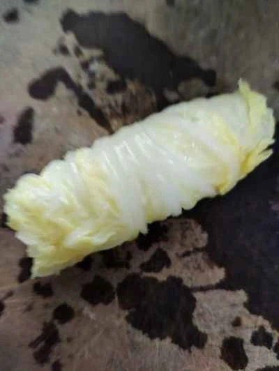 ニンニク入り蒸しチンゲン菜ロールの作り方:5