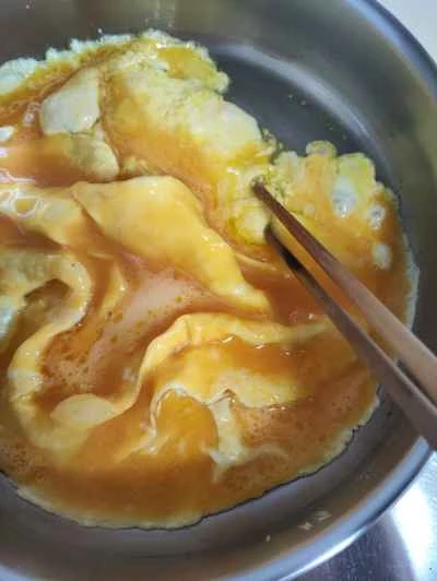 ゴールデンエッグパンケーキのレシピ手順：6