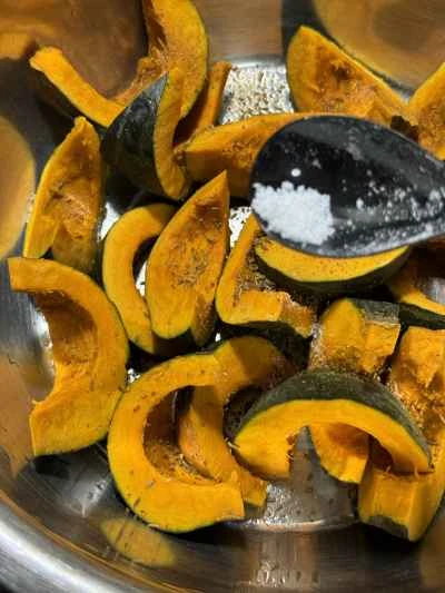 焼きベビーパンプキンレシピ手順：4