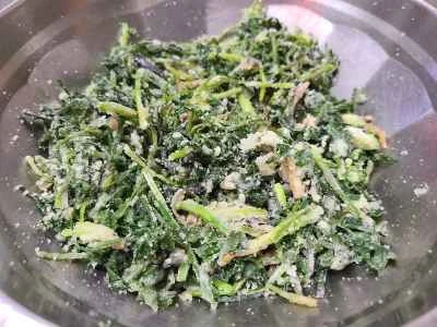 蒸しコリアンダーのレシピ手順：9