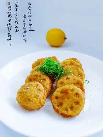 揚げレンコンケーキの作り方：12