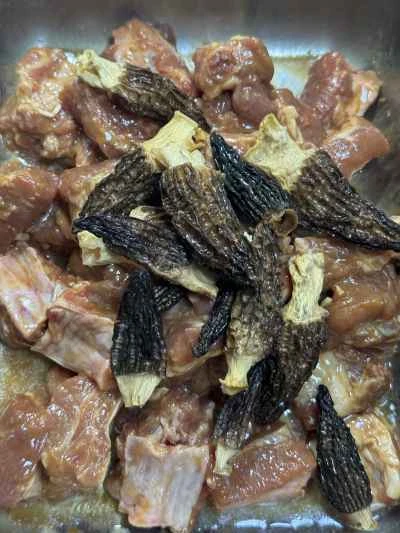 モレル茸入り蒸し豚スペアリブのレシピ手順：6