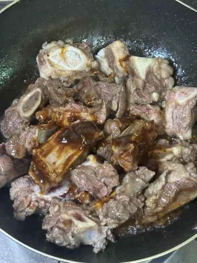 ブラックペッパービーフリブレシピの手順：6