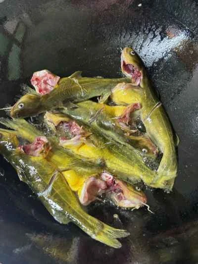 キャベツと豆腐のピクルスで煮込んだ黄ナマズの作り方：7