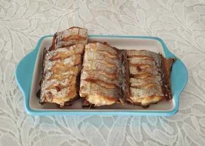 フライパンで焼いたリボンフィッシュのレシピ手順：5