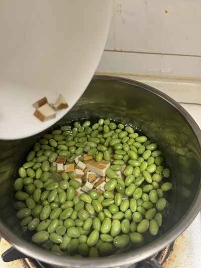 枝豆と干し豆腐の炒め物の作り方：5