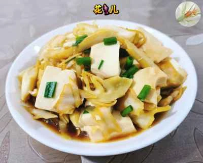 たけのこと豆腐の煮込みのレシピ