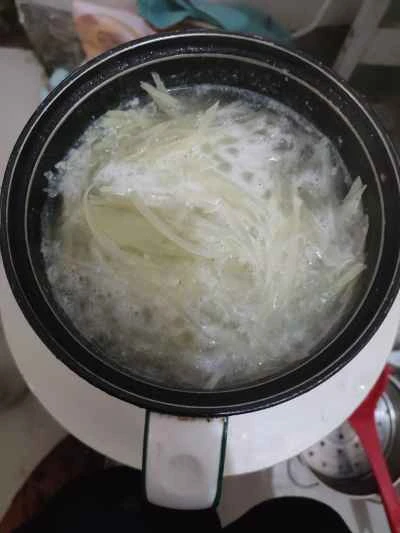 ホット＆サワーシュレッドポテトの作り方：6