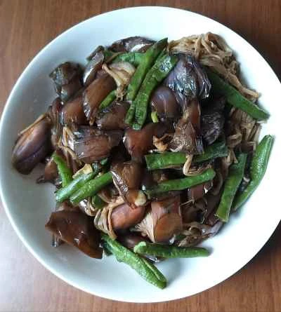 ナスとエノキ茸のレシピ