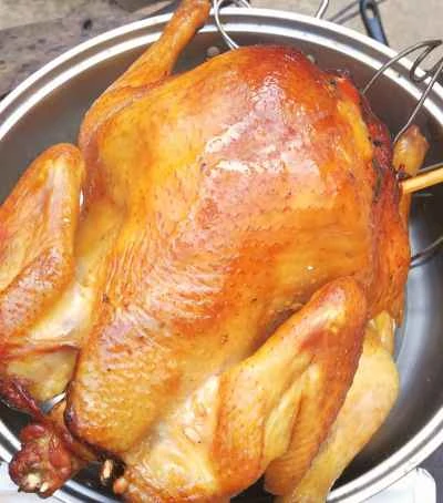 土鍋フルーツウッド炭火焼きチキンの作り方：8