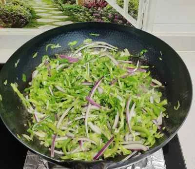 千切り野菜炒めの作り方：4