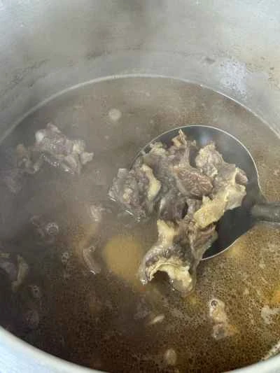 大根入りサテ牛ブリスケットの作り方：11