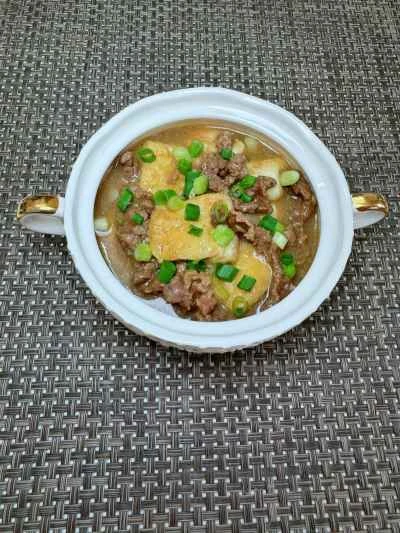 サテビーフと豆腐のキャセロールの作り方：15