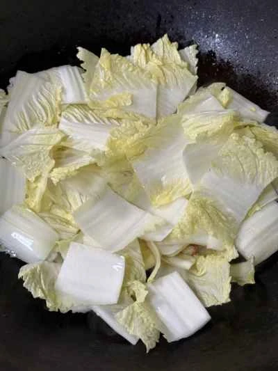 豆腐パフとベビーチンゲン菜の炒め物の作り方：5