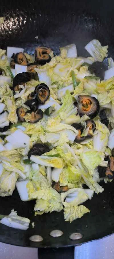 紅参入りベビーチンゲン菜炒めの作り方：5