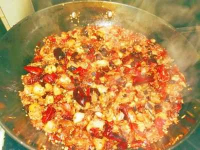 重慶風スパイシーチキンのレシピ手順：5