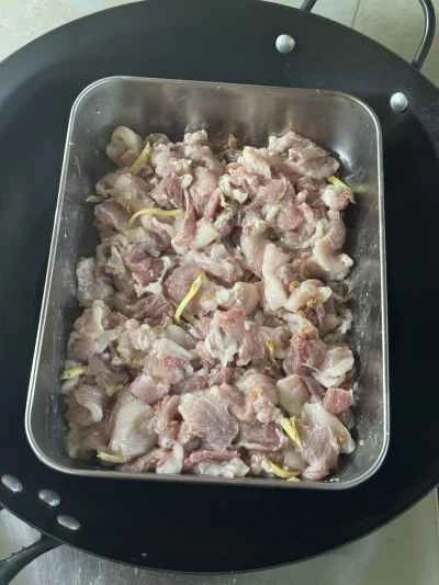 酸っぱい梅の蒸し豚バラ肉の作り方：11