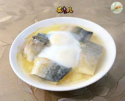 塩魚入り蒸し卵のレシピ