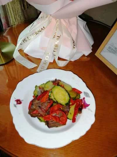 二度揚げ牛肉の作り方：7