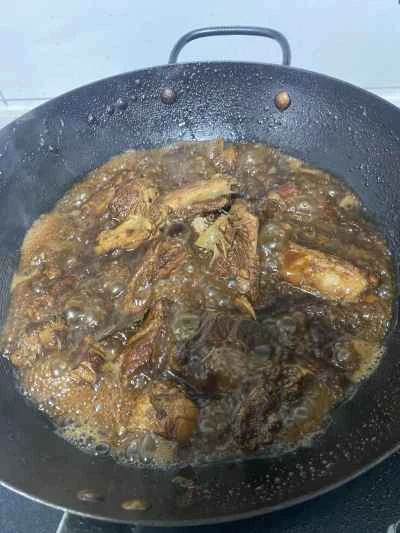 陝西省官中風煮豚スペアリブの作り方：11