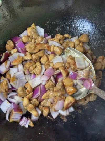 鶏もも肉と玉ねぎの炒め物の作り方：10