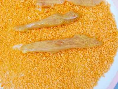 クリスピーチキンストリップスのレシピ手順：4